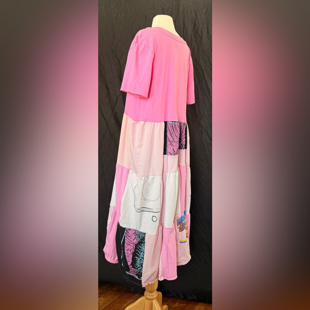 Upcycle Patchwork Dress - Picture 4 of 6
